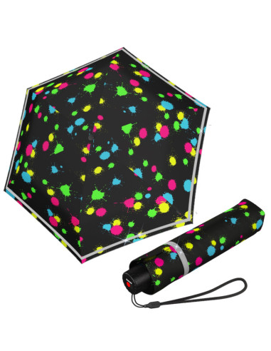 Knirps Rookie Bubble Pust Reflective |  lehký skládací deštník | Doppler