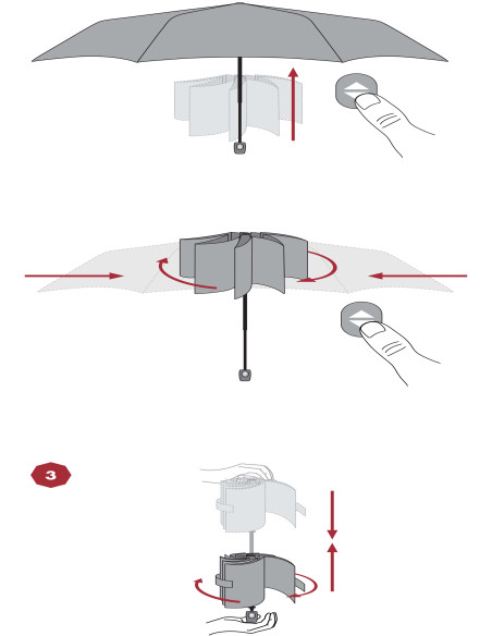 Smart Fold| Plně automatický deštník | Doppler CZ
