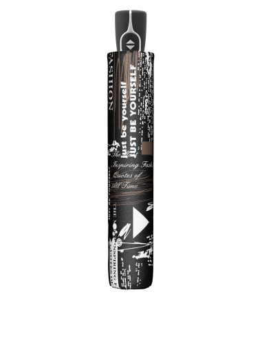 Fiber Magic Scribble Black | Dámský skládací deštník | Doppler