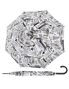 Fiber Flex AC Scribble White | Dámský skládací deštník | Doppler CZ