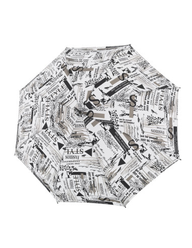 Fiber Flex AC Scribble White | Dámský skládací deštník | Doppler CZ