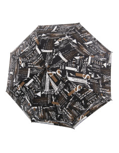 Fiber Flex AC Scribble Black | Dámský skládací deštník | Doppler CZ 2
