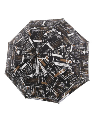 Fiber Flex AC Scribble Black | Dámský skládací deštník | Doppler CZ