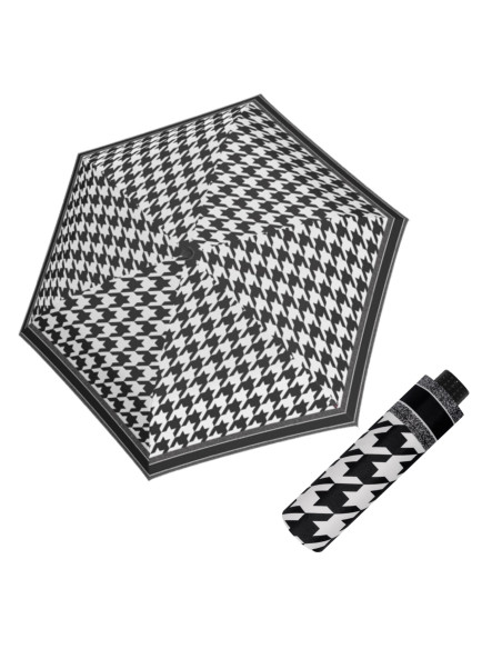Fiber Havanna Black&White | Dámský deštník | Doppler CZ
