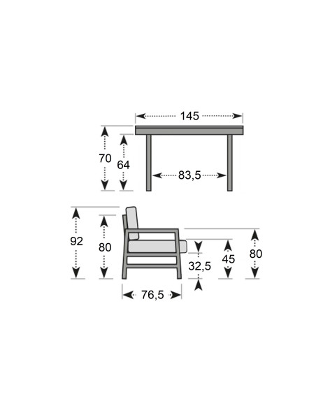Luxusní zahradní sestava Hawaii LIKA-TEX® |DOPPLER CZ