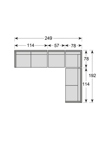 EXPERT antracit - luxusní rohová pohovka | DOPPLER CZ