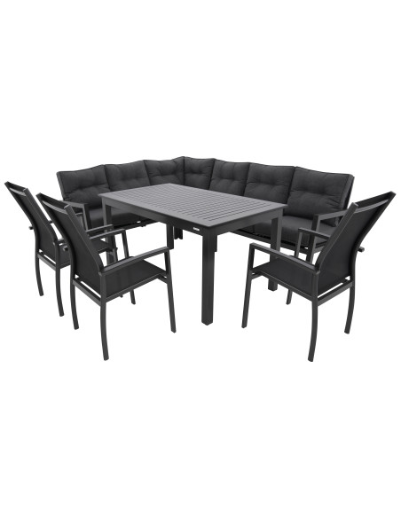 EXPERT antracit - luxusní rohová pohovka | DOPPLER CZ