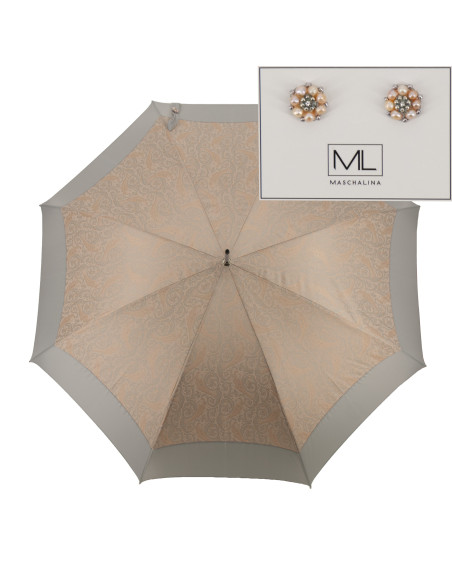 Elegance AC Cottage| Ručně vyrobený deštník a naušnice| Doppler