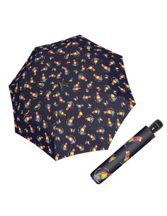 Fiber Magic Rainbow Cat AC  | Dámský skládací deštník | Doppler CZ