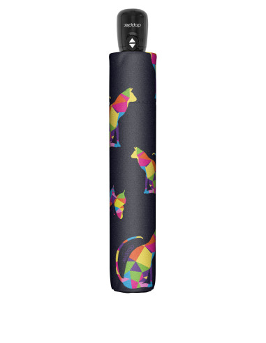 Fiber Magic Rainbow Cat AC  | Dámský skládací deštník | Doppler CZ