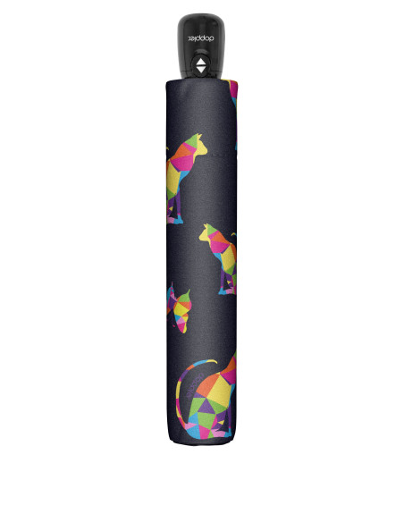 Fiber Magic Rainbow Cat AC  | Dámský skládací deštník | Doppler CZ