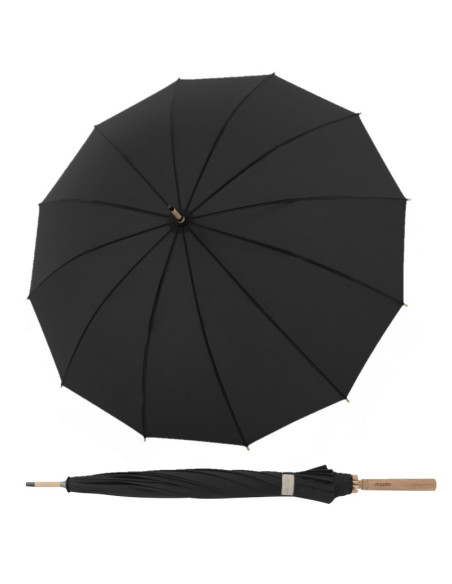 NATURE LONG BAMBOO SIMPLY BLACK - EKO deštník| Doppler CZ