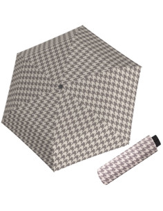 Fiber Havanna DENVER BEIGE Dámský skládací deštník | Doppler CZ