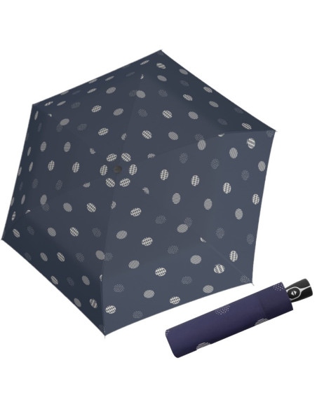 Fiber Magic BLUE DOTS Dámský skládací deštník | Doppler CZ
