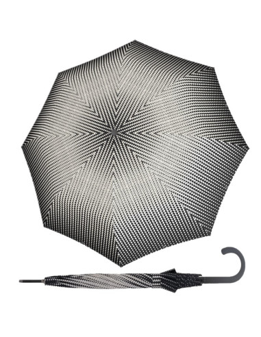 Fiber Flex AC Black&White | Dámský deštník | Doppler CZ