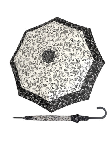 Fiber Flex AC Black&White | Dámský deštník | Doppler CZ