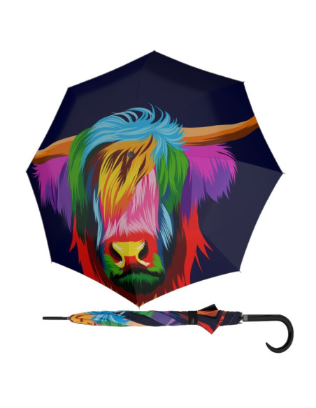 Modern Art Cattle | Holový vystřelovací deštník | Doppler CZ
