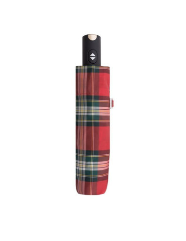 Carbonsteel Magic Check Red | Dámský deštník | Doppler CZ