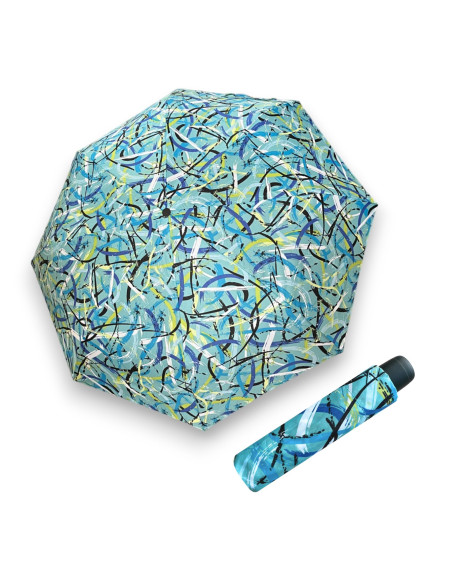 Hit Mini Moving Blue| Dámský skládací deštník | Doppler CZ