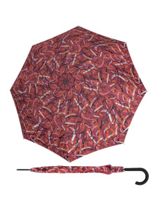 Hit Lang AC Moving Red dámský holový deštník | Doppler CZ