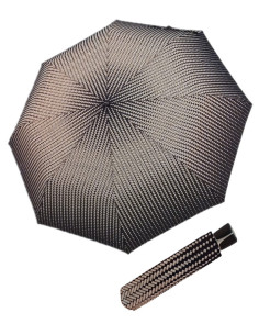 Fiber Mini Black White | Dámský skládací deštník | Doppler CZ