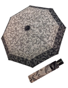 Fiber Mini Black White | Dámský skládací deštník | Doppler CZ