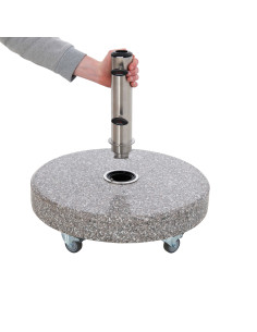 Expert 50 kg CLICK-IT Pojízdný žulový stojan | DOPPLER CZ 2