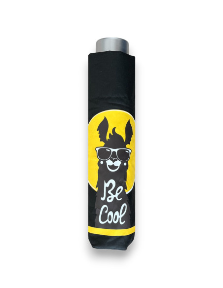 Mini Light Kids Black Lama dětský deštník | Doppler CZ