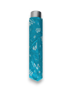 Mini Light Minimally aqua | Dámský skládací deštník | Doppler 2