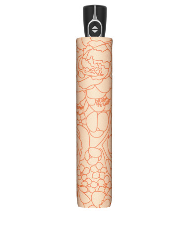 Magic fiber Giardino soft orange Dámský skládací deštník | Doppler CZ