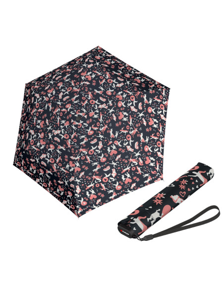 Knirps US.050 ultra light slim manual embracing black | skládací deštník | DOPPLER CZ