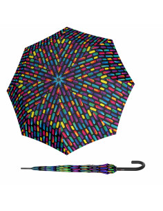 Knirps A.760 stick automatic create black| Holový vystřelovací deštník | Doppler