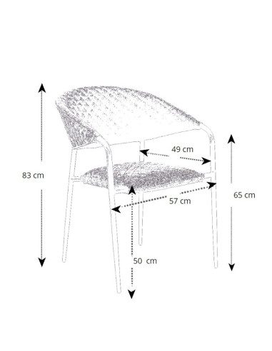Melia LIKA-TEX® | Luxusní zahradní křeslo | Doppler CZ