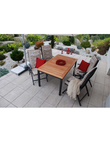 CONCEPT - zahradní stůl s teakovou deskou | DOPPLER CZ