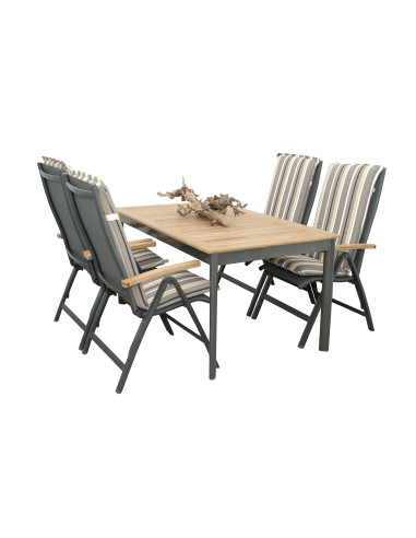 CONCEPT - zahradní stůl s teakovou deskou | DOPPLER CZ