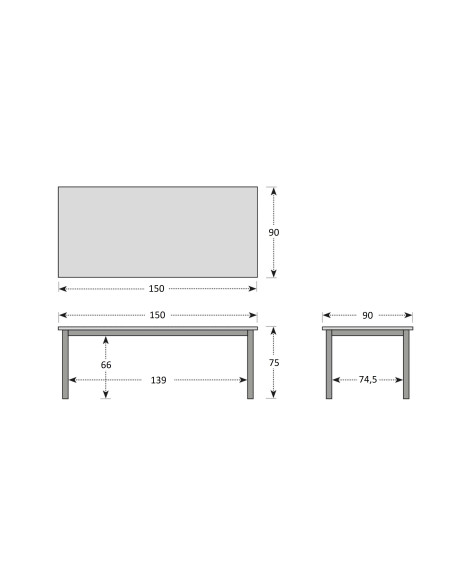 CONCEPT - zahradní stůl s teakovou deskou | DOPPLER CZ