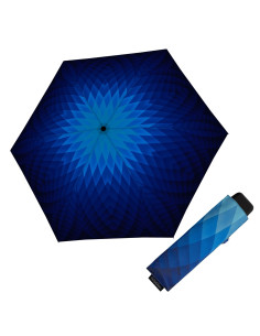 Carbonsteel Mini Slim Fusion blue | Dámský deštník | Doppler CZ