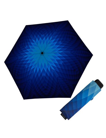 Carbonsteel Mini Slim Fusion blue | Dámský deštník | Doppler CZ
