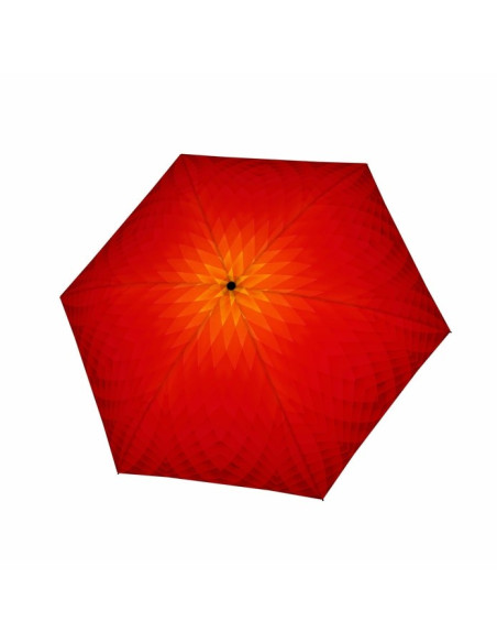 Carbonsteel Mini Slim Fusion red/yellow | Dámský deštník | Doppler CZ