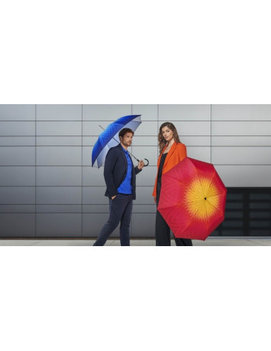 Carbonsteel Long AC Fusion red/yellow | Dámský deštník | Doppler CZ