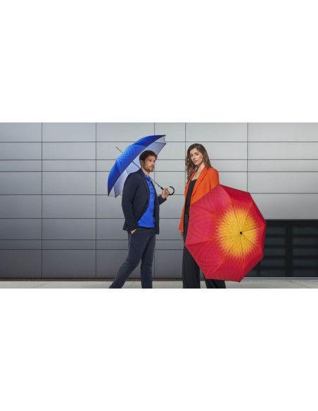 Carbonsteel Long AC Fusion red/yellow | Dámský deštník | Doppler CZ