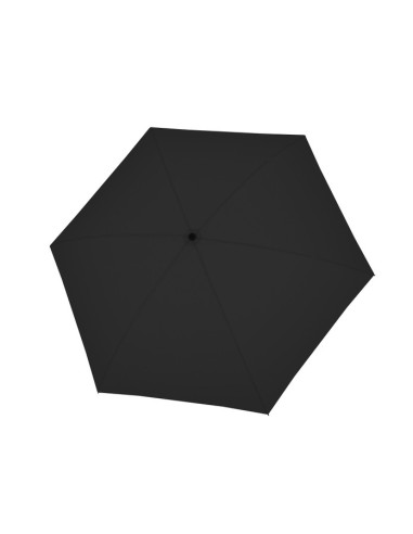 Fiber Micro Flat uni black - dámský/pánský plně automatický deštník | Doppler CZ