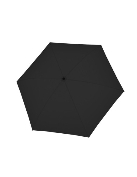 Fiber Micro Flat uni black - dámský/pánský plně automatický deštník | Doppler CZ