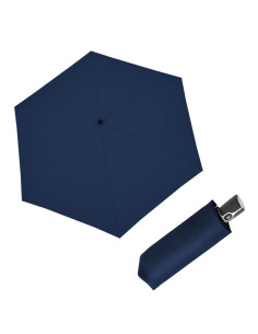 Fiber Micro Flat uni navy - dámský/pánský plně automatický deštník | Doppler CZ