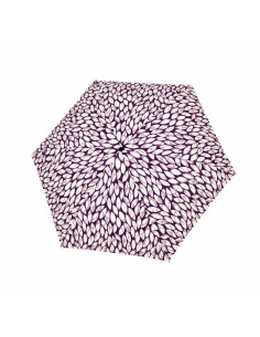 Fiber Havanna Leaves indigo | Dámský skládací deštník | Doppler CZ 2