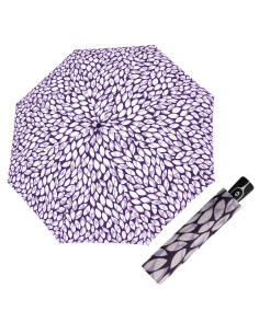 Fiber Magic Leaves indigo | Dámský skládací deštník | Doppler CZ