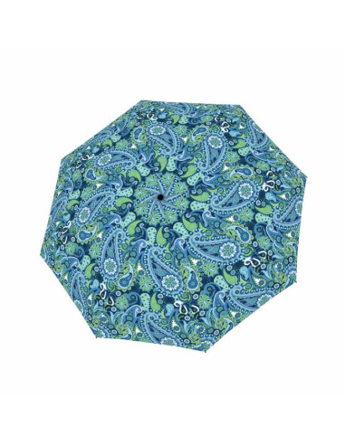 Fiber Magic Paisley blue | Dámský skládací deštník | Doppler CZ