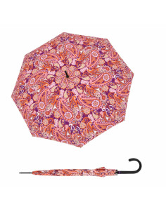 Fiber Flex Long AC Paisley berry | Dámský skládací deštník | Doppler CZ