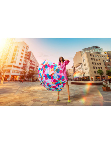 Modern Art Bubblegum| Holový vystřelovací deštník | Doppler CZ