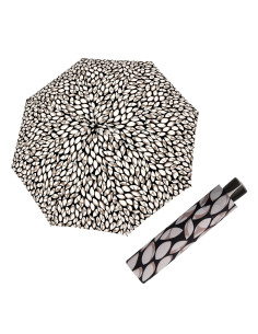 Fiber Mini Leaves taupe | Dámský skládací deštník | Doppler CZ